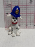 Puppy Sitting with a Police Bobby Helmet Hat on Head 101 Dalmation Disney Mcdonalds Toy Character