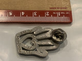 Hand with a Heart Lapel Hat Pin BR