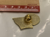 United States Marine Corps Log USA Flag Lapel Hat Pin EF