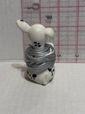 Puppy Wrapped up Silver Christmas Ribbon 101 Dalmation Disney Mcdonalds Toy Character