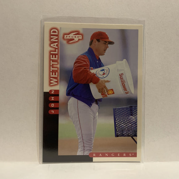 #112 John Wetteland Texas Rangers 1997 Score Baseball Card IX