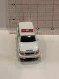 White NYPD Ford Explorer Real Toy Toy Diecast Car