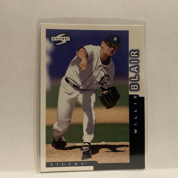 #200 Willie Blair Detroit Tigers 1997 Score Baseball Card IX