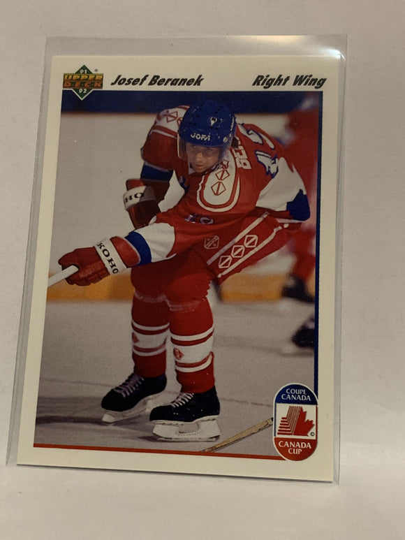 #17 Josef Beranek Czechoslovakia 1991-92 Upper Deck Hockey Card  NHL