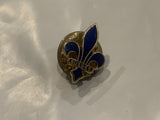 Quebec Fleur De Li Lapel Hat Pin BR