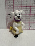Puppy Sitting up with Yellow Ribbon on Back 101 Dalmation Disney Mcdonalds Toy Character