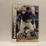 #147 Gabe Kapler Texas Rangers 2002 Donruss Leaf Baseball Card IX