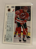 #290 Janne Ojanen New Jersey Devils 1990-91 Upper Deck Hockey Card  NHL