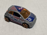 Grey Fiat 500 2013 L18 Hot Wheels Diecast Car