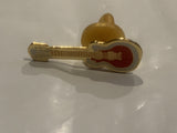 Red Guitar  Lapel Hat Pin EF