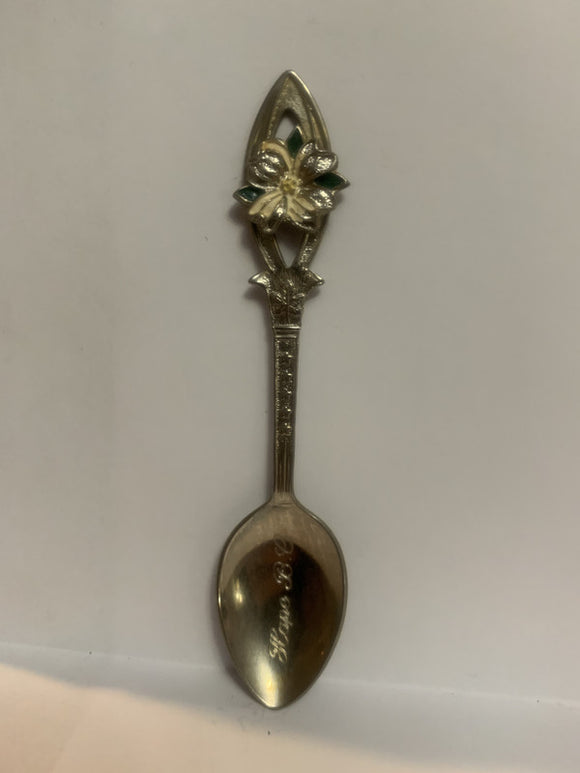 Hope BC Dogwood Flower Souvenir Spoon