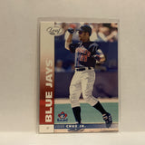 #101 Jose Cruz Jr. Toronto Blue Jays 2002 Donruss Leaf Baseball Card IX