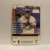 #101 Jose Cruz Jr. Toronto Blue Jays 2002 Donruss Leaf Baseball Card IX