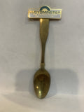 Lloydminster Male a Break for the Border Souvenir Spoon