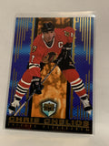 #39 Chris Chelios Chicago Blackhawks 1998-99 Dynagon ICE Hockey Card  NHL