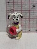 Puppy Holding a Red Water Food Dish 101 Dalmation Disney Mcdonalds Toy Character