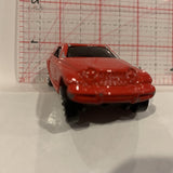 Red Jeep Jeepster ©2009 Maisto Diecast Car EF