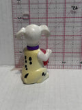 Puppy Holding a Red Water Food Dish 101 Dalmation Disney Mcdonalds Toy Character