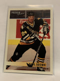 #263 Doug Brown Pittsburgh Penguins 1994-95 Topps Premier Hockey Card  NHL