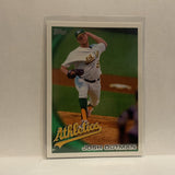 #611 Josh Outman Oakland Athletics 2010 Topps Baseball Card IX
