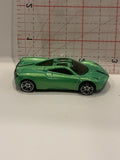 Green Pagani Huayra 2012 Hot Wheels Toy Diecast Car