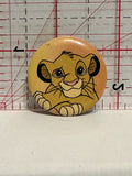 Young Simba Lion King Movie Character Button Pinback