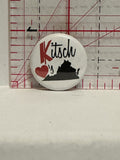 Kitsch Love Pile Button Pinback