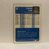 #68 Vance Law Chicago White Sox 1984 Fleer Baseball Card IY