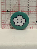 Smiling Cloud Button Pinback