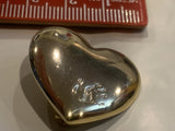Hand Print on a Heart Lapel Hat Pin BS
