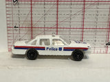 White Police Car Unbranded Diecast Car