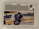 #22 Janne Laukkanen Finland   1991-92 Upper Deck Hockey Card  NHL