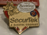 2012 Scotties Tournament of Hearts Securtek a Sasktel Company Lapel Hat Pin BS