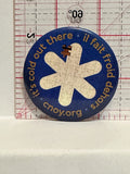 It's Cold Out There Puzzle Button Pinback