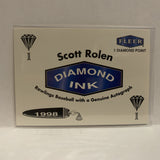 Scott Rolen Diamond Ink   1998 Fleer Baseball Card IY