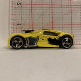Yellow Phantom Racer ©2004 Hot Wheels Diecast Car EG