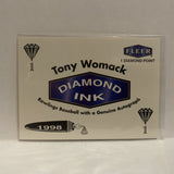 Tony Womack Diamond Ink  1998 Fleer Baseball Card IY