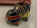 Hot Air Balloons Lapel Hat Pin BS