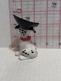 Puppy Black Fashion Hat on Head 101 Dalmation Disney Mcdonalds Toy Character