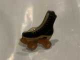 Rollerskate Lapel Hat Pin EG