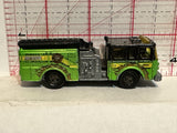 Green Fire Rescue EnginePierce Dash 1/123 E27 2008 Matchbox Diecast Car