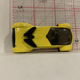 Yellow Phantom Racer ©2004 Hot Wheels Diecast Car EG