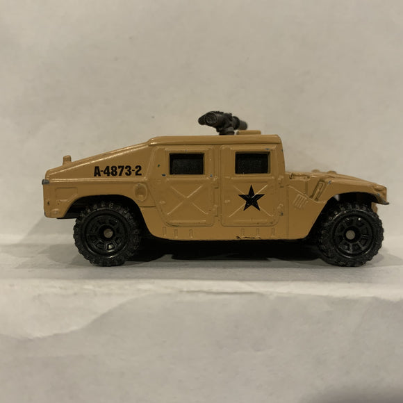 Tan Army Hummer Matchbox Diecast Car EG