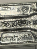 White Custom V8 Vega Hot Wheels Toy Diecast Car