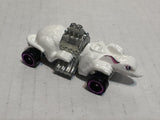 White RatmobileR7816 F20 Hot Wheels Diecast Car