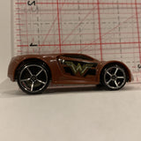 Red WWF Ultra Rage ©2007 Hot Wheels Diecast Car EG