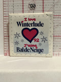 I Love Winterlude 92 J'aime Balde Neige Button Pinback