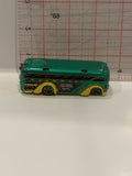 Green Surfin School Bus Hot Wheels Toy Diecast Car