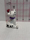Puppy Balancing a Red Christmas Ornament on Nose 101 Dalmation Disney Mcdonalds Toy Character
