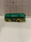 Green Surfin School Bus Hot Wheels Toy Diecast Car